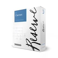 DCR10355 D'Addario Reserve Bb Clarinet Reeds Strength:3.5+