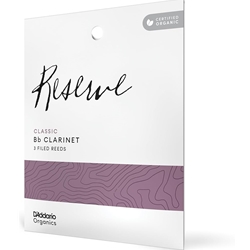 ODCT10355 D'Addario Organic Reserve Classic Bb Clarinet Reeds Strength:3.5+