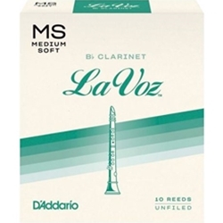 D'Addario RCC10MS Lavoz Bb Clarinet Medium Soft