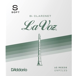 D'Addario RCC10SF Lavoz Bb Clarinet Reeds Soft