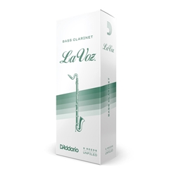 D'Addario REC05MH Lavoz Bass Clarinet Reeds Medium Hard - 5-pack