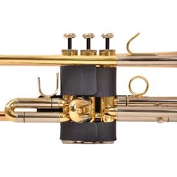 IA-1BK Lm Trumpet Valve Guard Black Leather W/ Velcro
