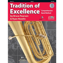 Kjos Music W61BS Tradition of Excellence Tuba Book 1