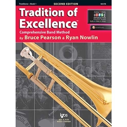 Kjos Music W61TB Tradition of Excellence Trombone Book 1