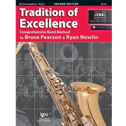 Kjos Music W61XB Tradition of Excellence Tenor Sax Book 1