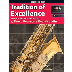 Kjos Music W61XE Tradition of Excellence Alto Sax Book 1