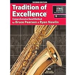 Kjos Music W61XR Tradition of Excellence Baritone Sax Book 1