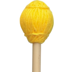 MB11B Mike Balter B11B Yellow Yarn Hard Birch Marimba/Vibe Mallet