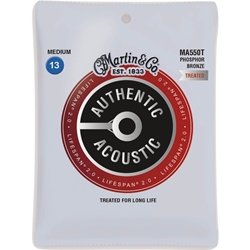 Martin & Co MA550T Martin Phospher Broze Acoustic Guitar Strings Medium