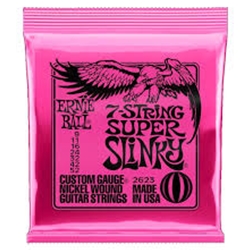 P02623 Ernie Ball 7-string Super Slinky Nickel Wound Guitar Strings