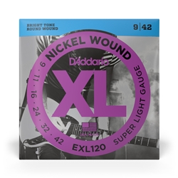 EXL120 D'Addario Exl120 Nickel Wound Super Light