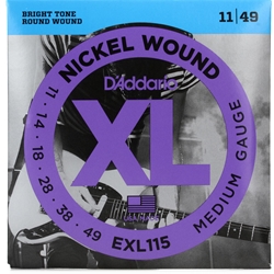 D'Addario  D'addario EXL115 Nickel Wound Medium
