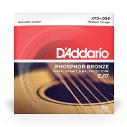 EJ17 D'Addario Phosphor Bronze Medium Ej17