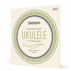 EJ87S D'Addario Soprano Ukulele Titanium String Set