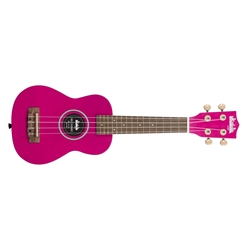 UKDRAGFRU Kala Ukadelic Soprano Ukulele, Dragonfruit