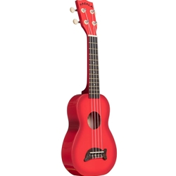 MK-SD/RDBURST Kala Makala Dolphin Soprano Ukulele, Red Burst