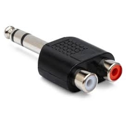 Hosa GPR-484 Dual RCA to 1/4 in TRS