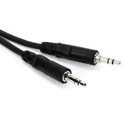CMM-103 Hosa Stereo Interconnect Aux Cable 3.5mm Trs To Same Length:3'