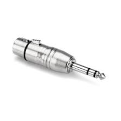 GXP-143 Hosa XLRF to 1/4 in TRS Adaptor