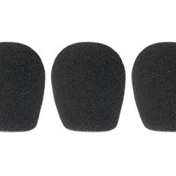 WIndtech PA3BK Windtech 3-Pack Windscreen, Black