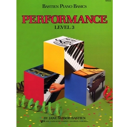 Bastien Piano Basics Level 3 Method:performance