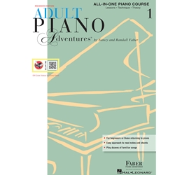 Adult Piano Adventures All-In-one, Faber Level 1