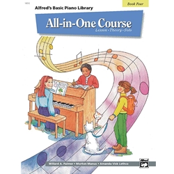 Alfred's Basic Piano Library All-In-one Course Level:book Four