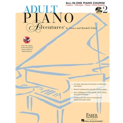 Adult Piano Adventures All-In-One, Level 2, w/ CD, DVD and Online