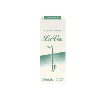 D'Addario REC05MD LaVoz Bass Clarinet Medium 5-pack