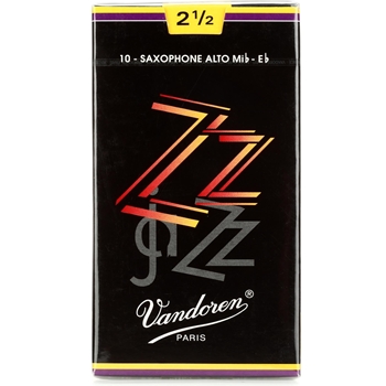 SR4125 Vandoren ZZ Jazz Reeds, Alto Sax 2.5