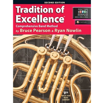 Kjos Music W61HF Tradition of Excellence F Horn Book 1