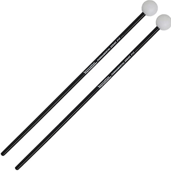 F10 Innovative Percussion Bell Mallets, White Plastic Head