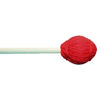 MB14B Mike Balter B14B Red Yarn Medium Soft Birch Marimba/Vibe Mallet