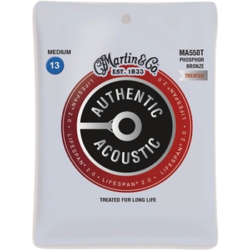 Martin & Co MA550T Martin Phospher Broze Acoustic Guitar Strings Medium