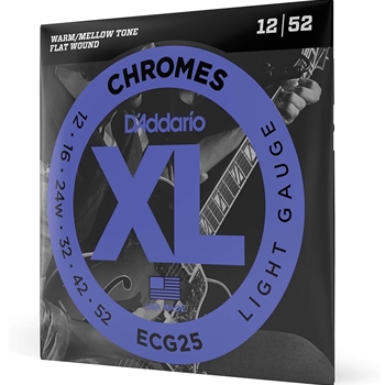 ECG25 D'Addario Chromes Light Gauge 12-52