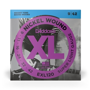 EXL120 D'Addario Exl120 Nickel Wound Super Light