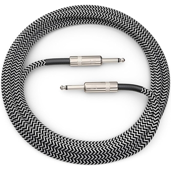 PW-BG-10BW D'Addario Braided Instrument Cable 10' Grey