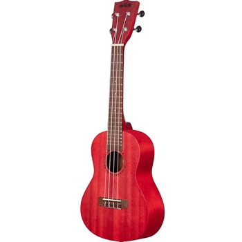 Kala KA-MRT-RED-S KALA STAINED MERANTI SOPRANO UKULELE, RED