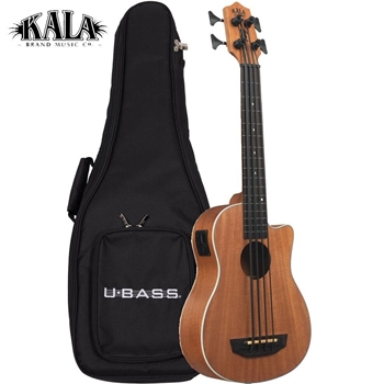 UBASS-SCOUT Kala Scout U-BASS Acous-Elect, Mahogany