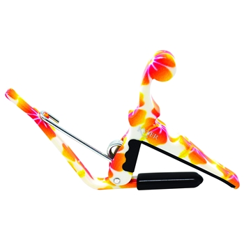 KUPHA Kyser Capo for Ukulele, Pastel Hibiscus