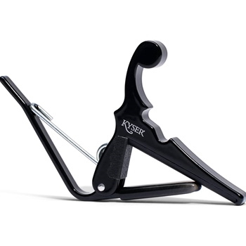 KBMBA Kyser BMU Open-Change Capo for Banjo, Mandolin, & Ukulele - Black