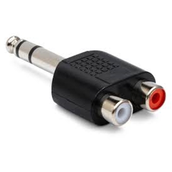 Hosa GPR-484 Dual RCA to 1/4 in TRS