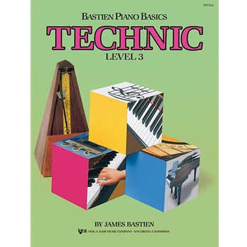 Bastien Piano Basics Level 3 Method:technic