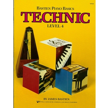 Bastien Piano Basics Level 4 Method:technic