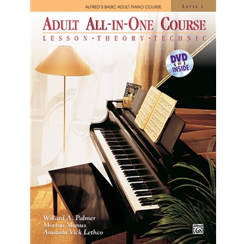 Alfred'S Adult All In One Piano Course No Cd, Level 1