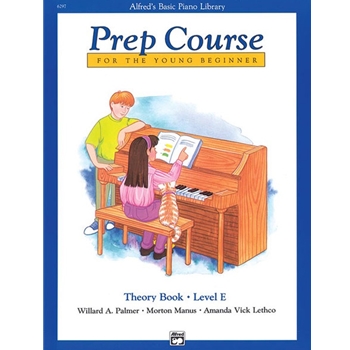 Alfred'S Prep Course For the Young Beginner Level E Method:theory