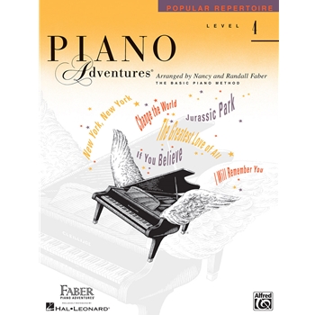 Piano Adventures By Faber Level 4 Method:popular Repertoire