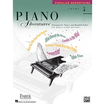 Piano Adventures By Faber Level 5 Method:popular Repertoire