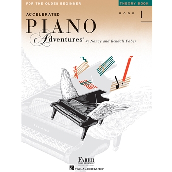 Accelerated Piano Adventures For the Older Beginner, Faber Level 1  Method:theory