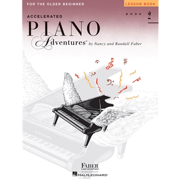 Accelerated Piano Adventures For the Older Beginner, Faber Level 2 Method:lesson